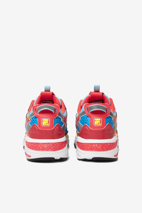 Women's Ray Tracer Apex Fila Bluefish/Yellow/Fiery Coral