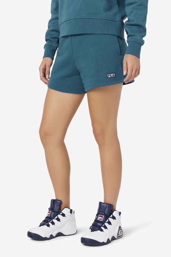 Diara High Rise Short Blue Coral Fila