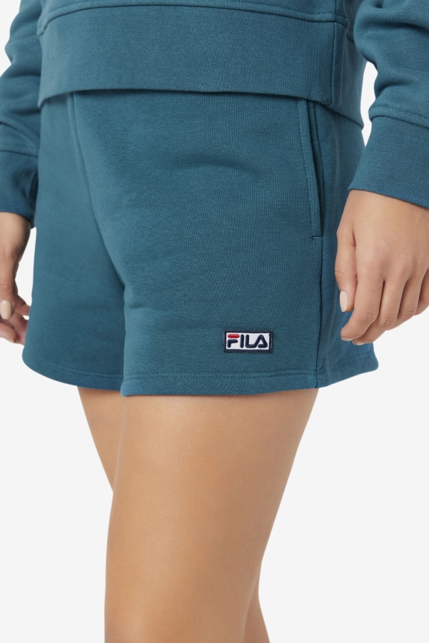 Diara High Rise Short Blue Coral Fila