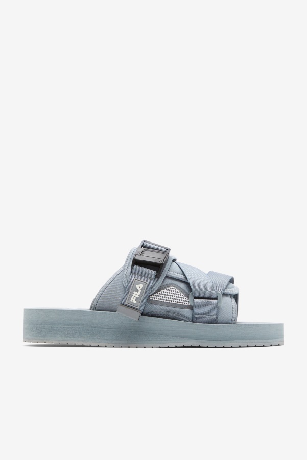 Men's Sol-Slide V2 Monument/White Fila