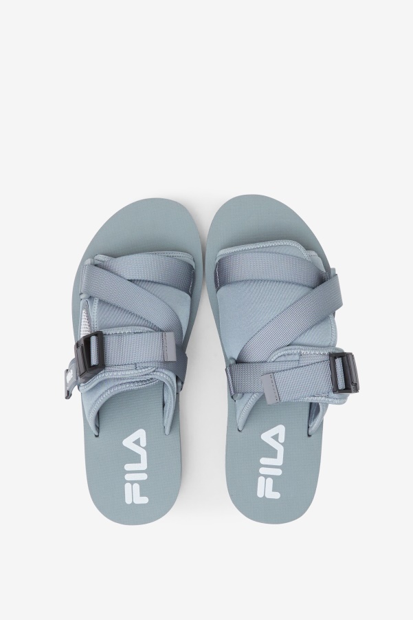Men's Sol-Slide V2 Monument/White Fila