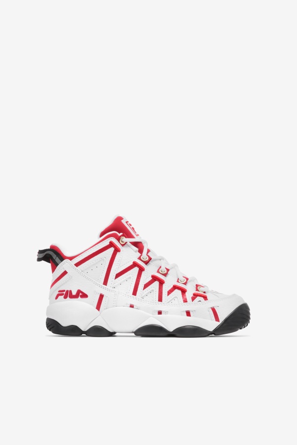 White/Red/Black Fila Little Kids' Stackhouse