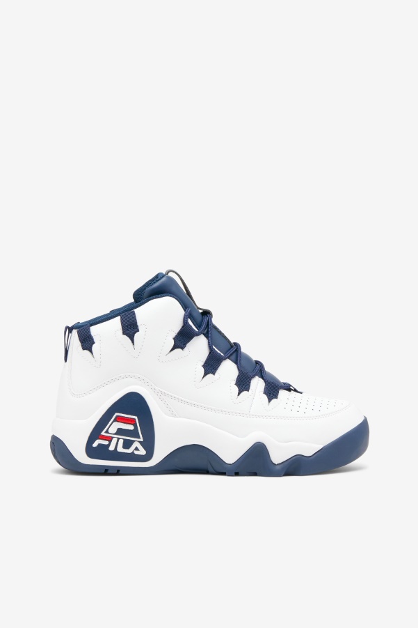 White/Navy/Red Women's Grant Hill 1 Fila