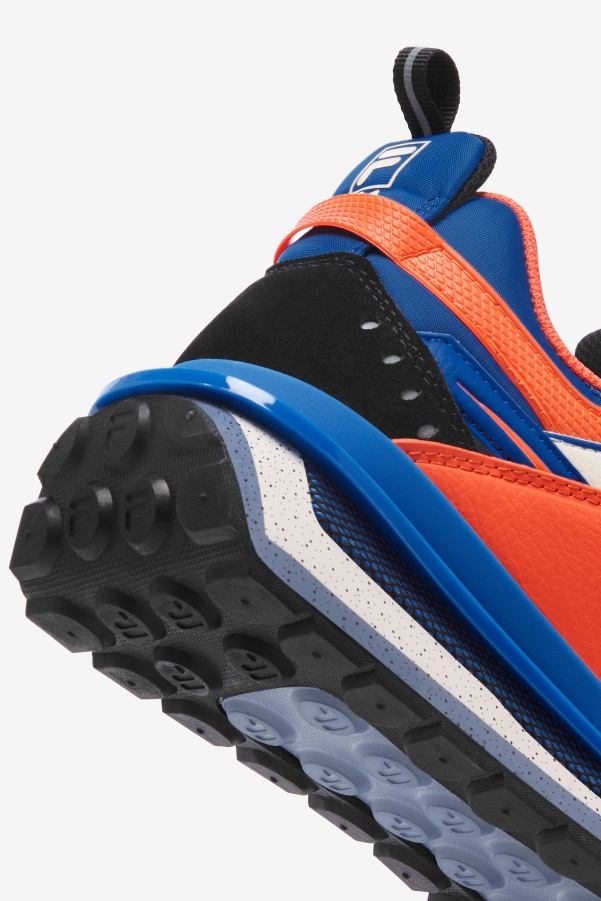 White/Black/Blue Men's Sandenal Fila