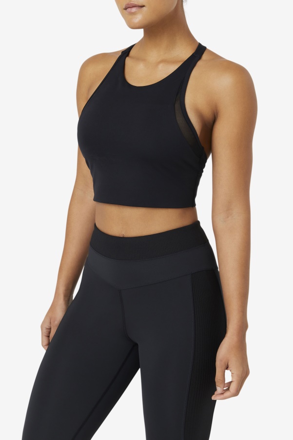 Uplift T-Back Sports Bra Fila Black