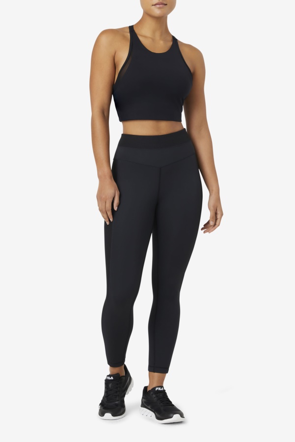 Uplift T-Back Sports Bra Fila Black