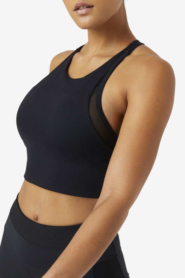 Uplift T-Back Sports Bra Fila Black