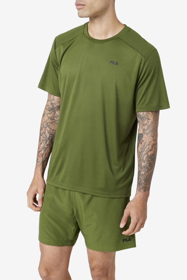 Chive/Black Fila Kaab Crew