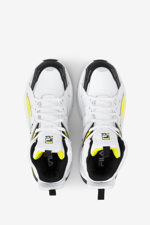 Fila Women's Hallasan Mid Premium White/Black/Lemon Tonic