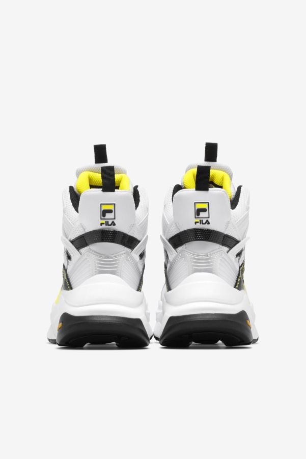 Fila Women's Hallasan Mid Premium White/Black/Lemon Tonic