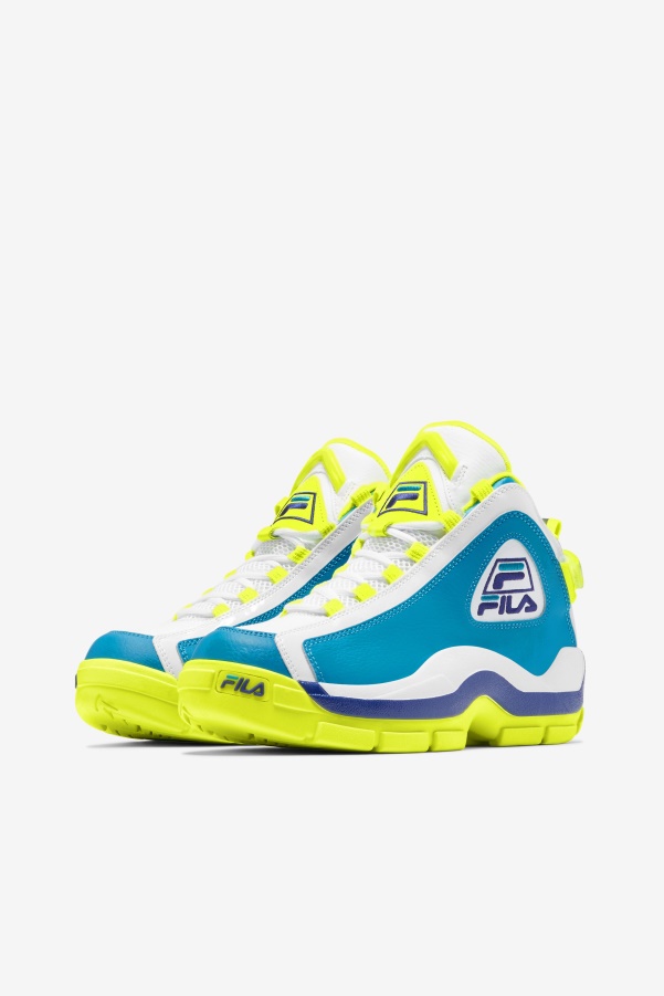 Atomic Blue/Yellow/White Women's Grant Hill 2 Fila