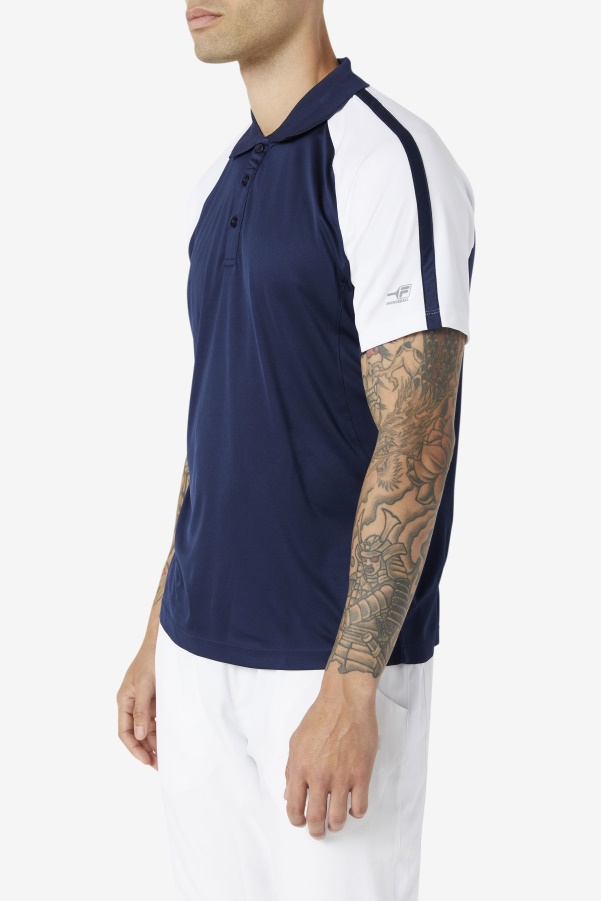 Pickleball Polo Navy/White Fila