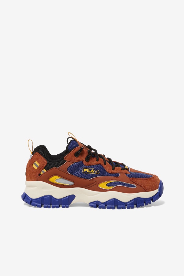 Fila Women's Ray Tracer Tr 2 Bombay Brown/Blue/Ecru