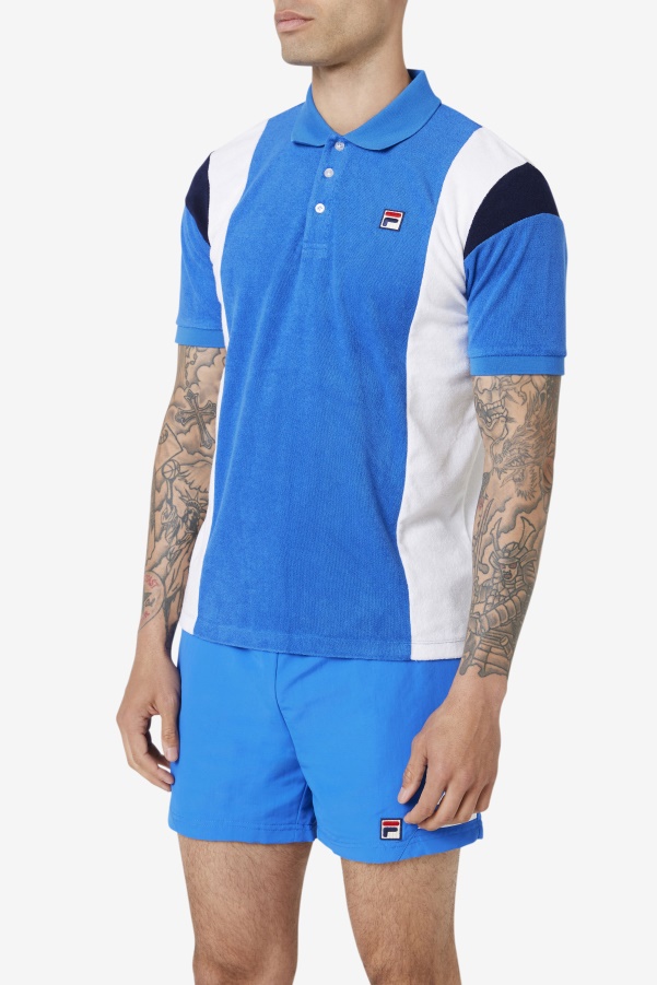 Astro Terry Polo Fila Strong Blue/White/Navy