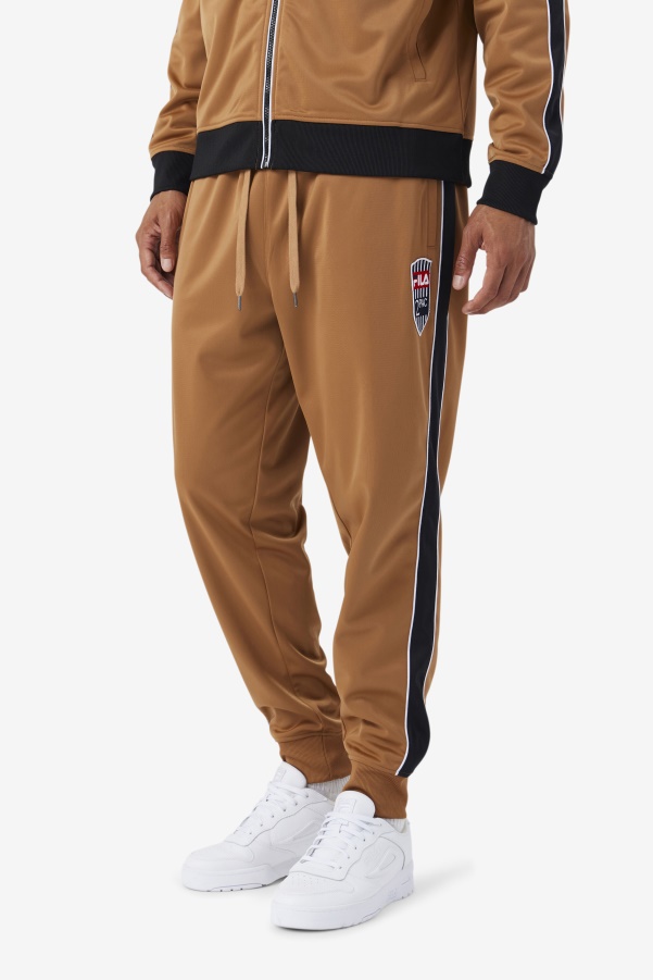 Tobacco Brown/White 2Pac Track Pant Fila