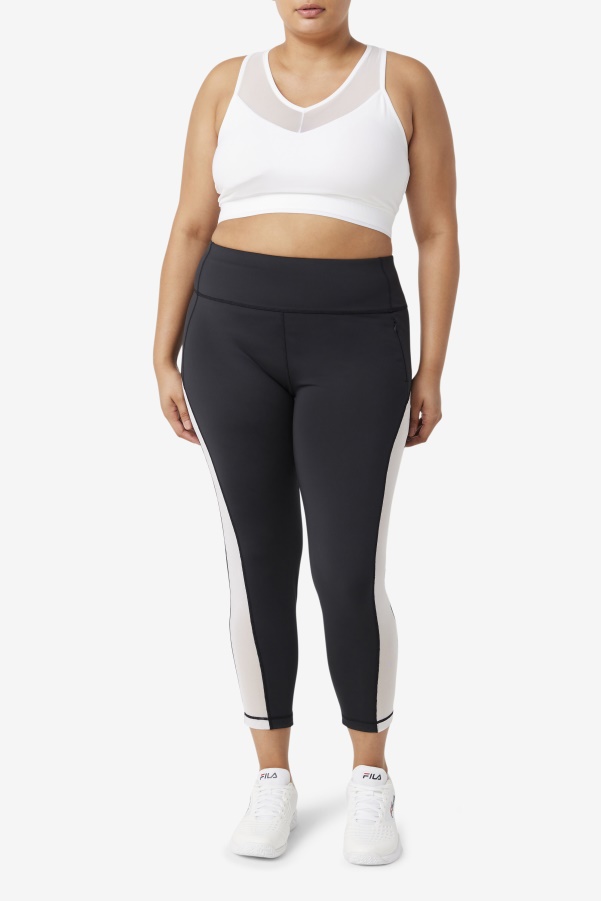 Forza Contrast 7/8 Leggings Fila Black/White