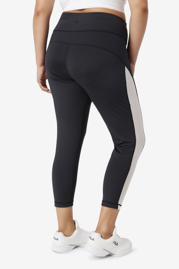 Forza Contrast 7/8 Leggings Fila Black/White