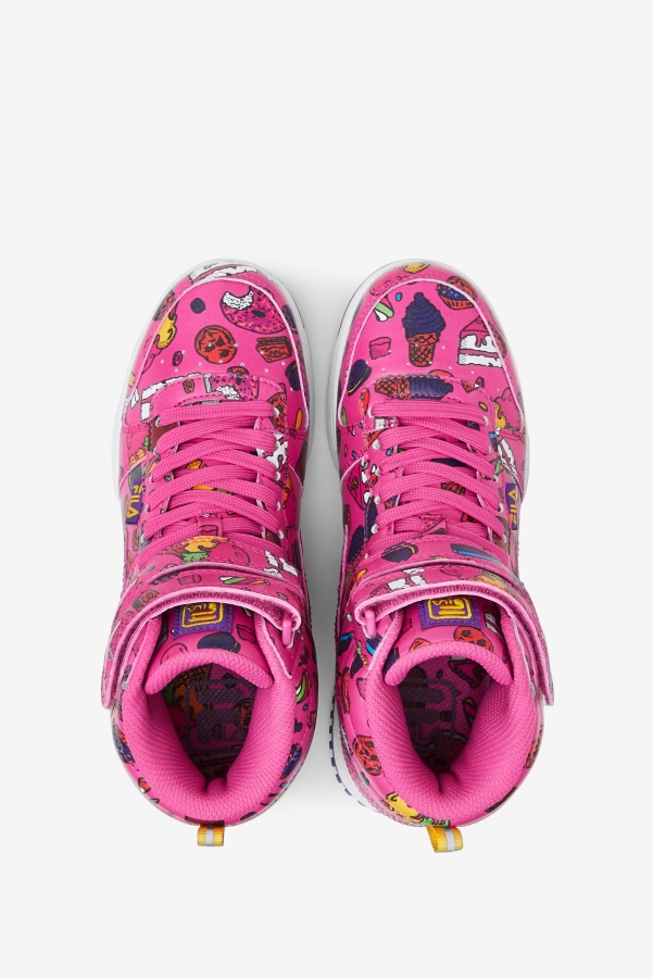 Sugar Plum/Purple/Lemon Fila Little Kids' F-14