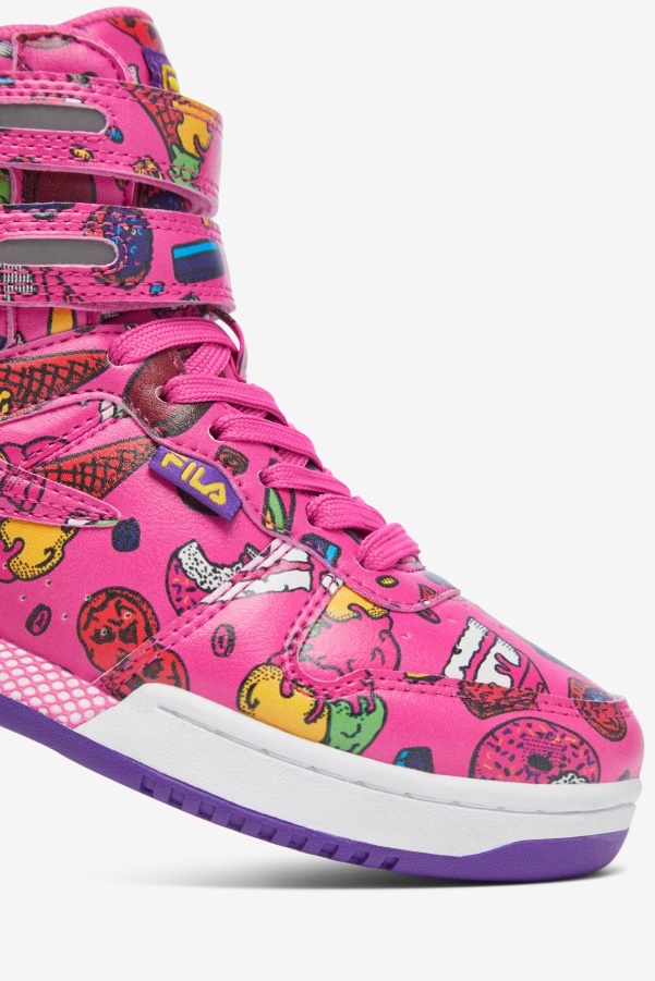 Sugar Plum/Purple/Lemon Fila Little Kids' F-14