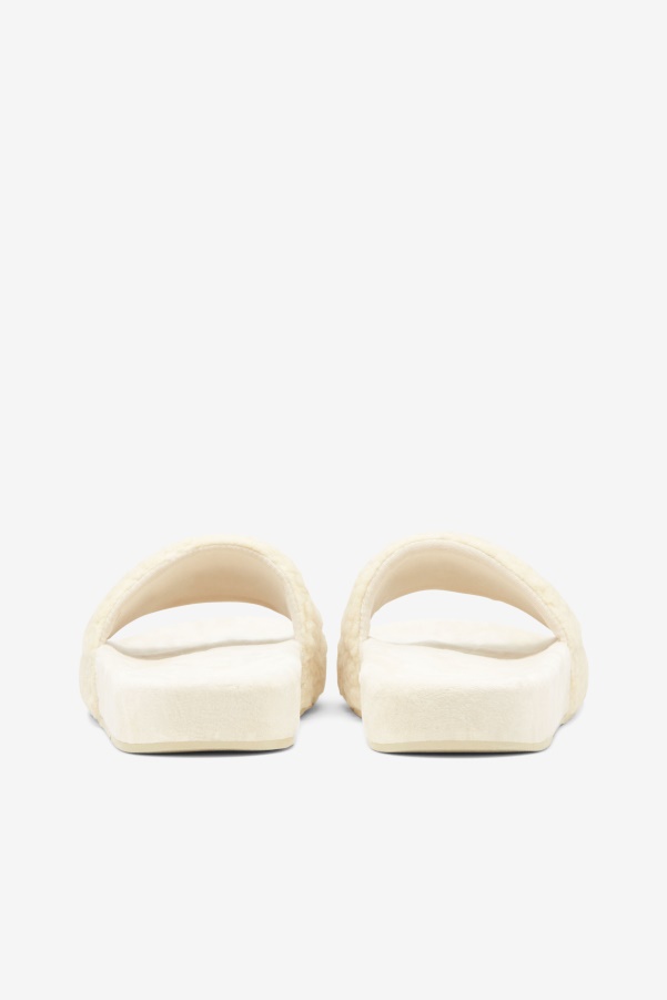 Cream/Navy/Red Fila Women's Fuzzy Drifter