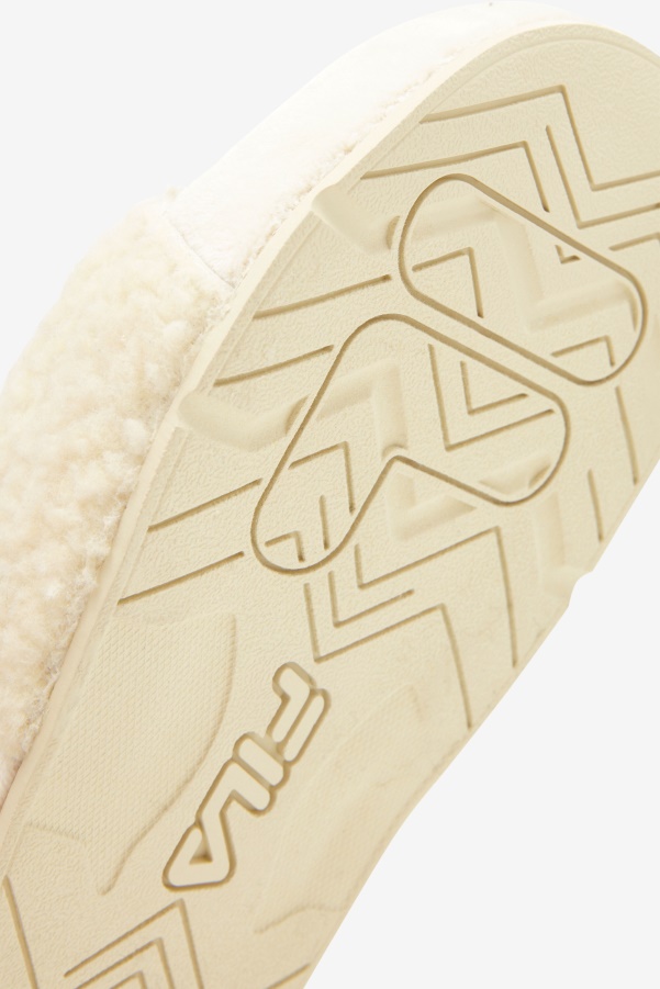 Cream/Navy/Red Fila Women's Fuzzy Drifter