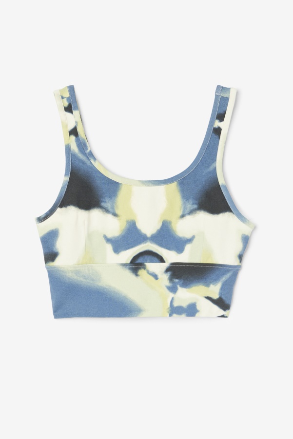 Fila Dawn Bra Top Brushstroke Print