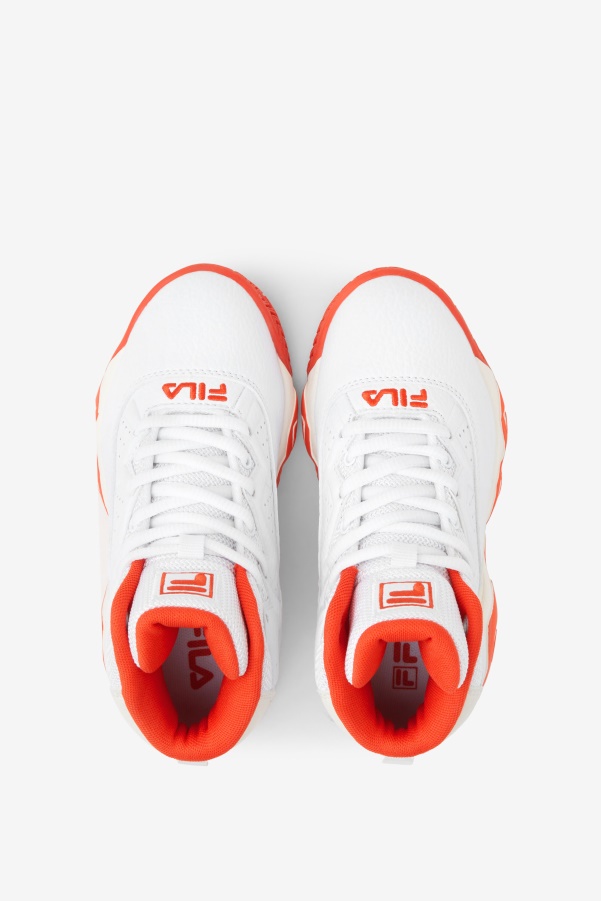 Little Kids' Mb White/Mandarin Red/Gardenia Fila