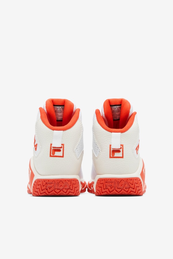 Little Kids' Mb White/Mandarin Red/Gardenia Fila
