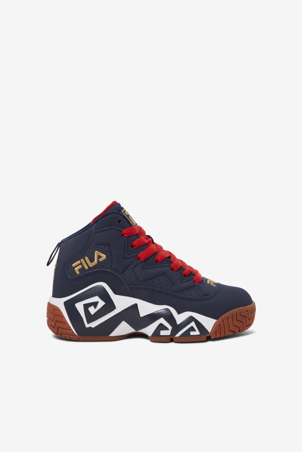 Navy/White/Metallic Gold Fila Little Kids' Mb