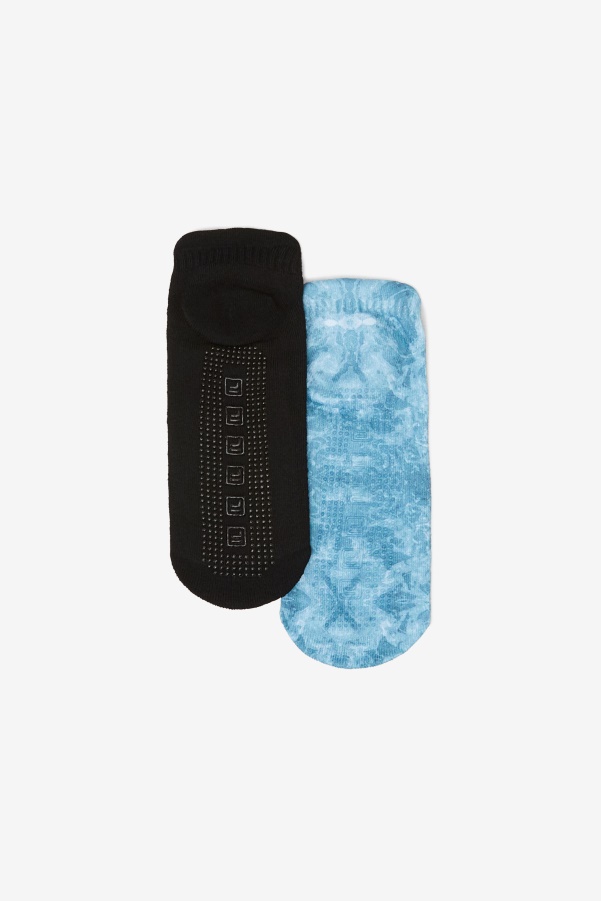 Multi Women's Tie Dye Grip Sock 2-Pack Fila