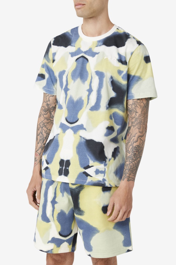 Acotas Tee Brushstroke Print Fila
