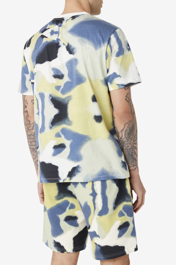 Acotas Tee Brushstroke Print Fila