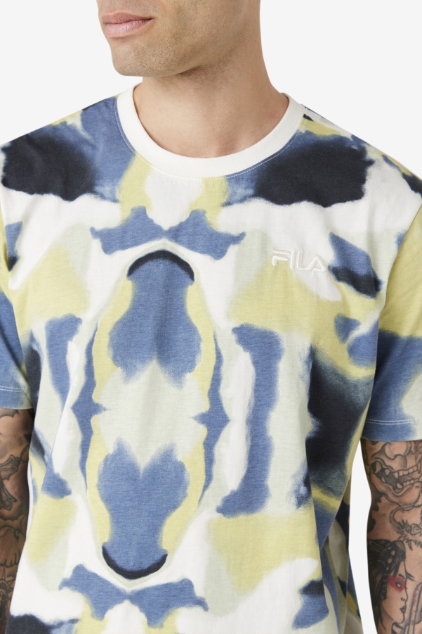 Acotas Tee Brushstroke Print Fila