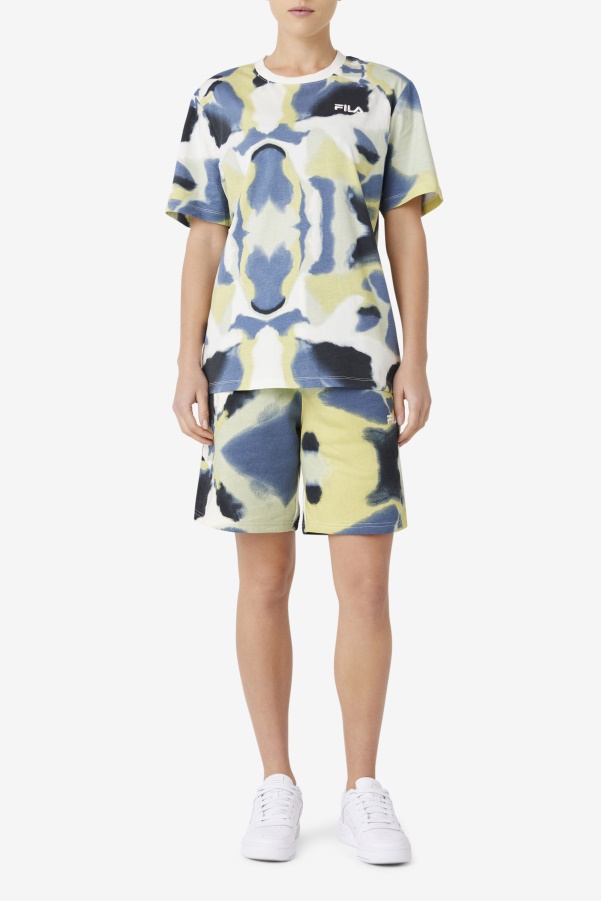 Acotas Tee Brushstroke Print Fila