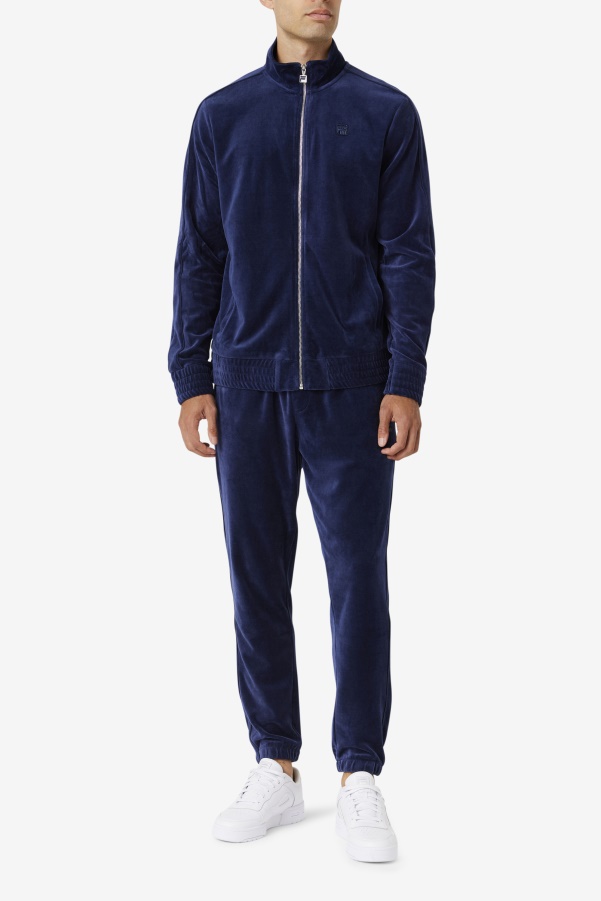 Fila Navy Deverall Velour Pant