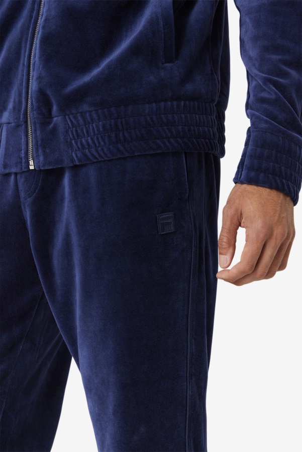 Fila Navy Deverall Velour Pant