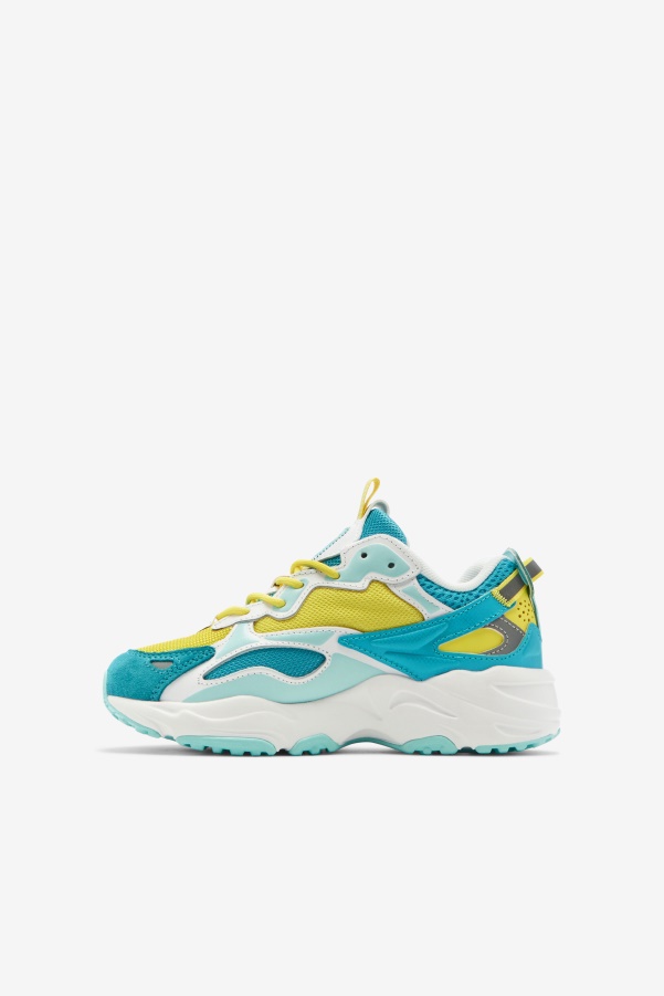 Big Kids' Ray Tracer Apex Fila Celandine/Blue/Blue