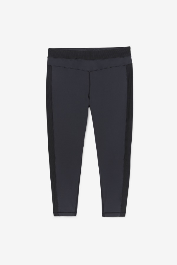 Black Fila Forza Texture High Waist Legging