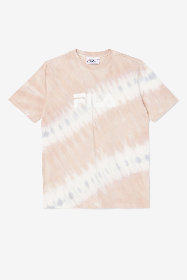 Gardenia/White/Belgian Block Alivia Tie Dye Tee Fila