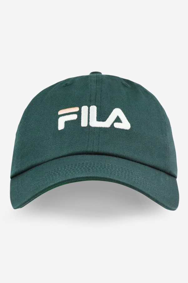 Junebug Embroidered Logo Baseball Hat Fila