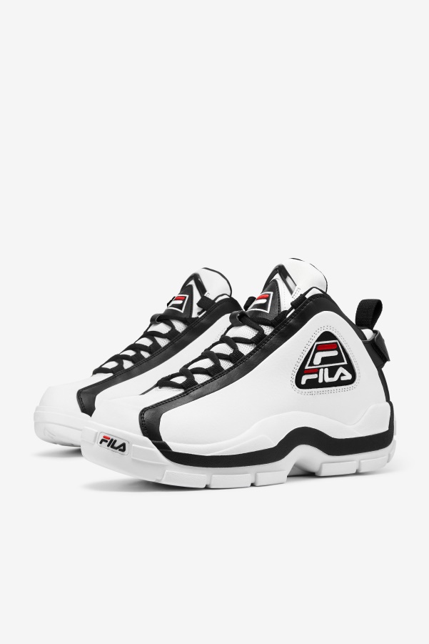 White/Black/Red Fila Men's Grant Hill 2