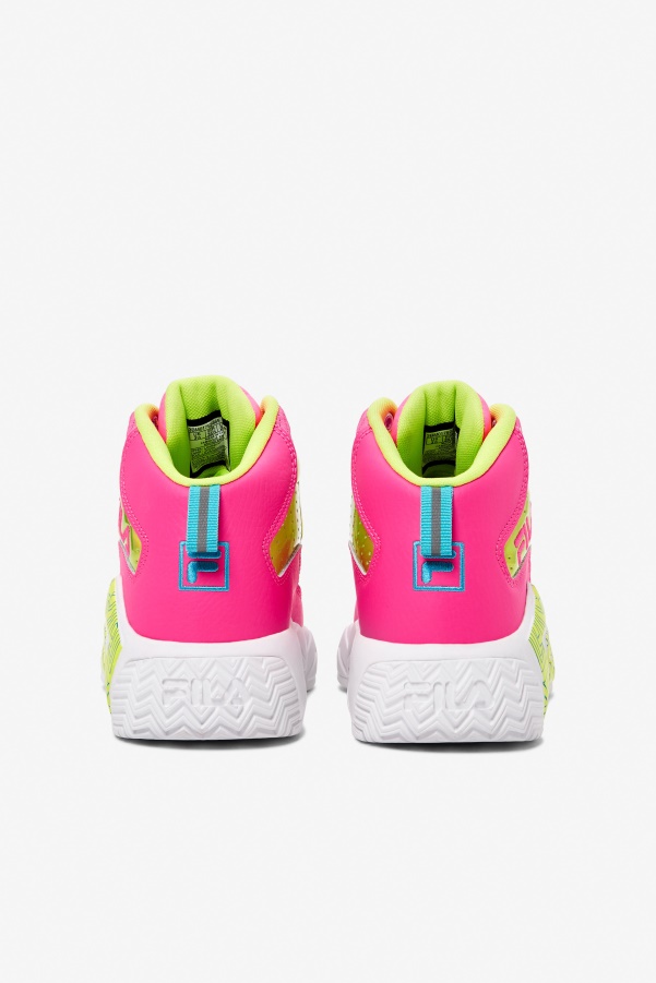 Fila Big Kids' Mb Night Walk Pink/Lime Punch/White