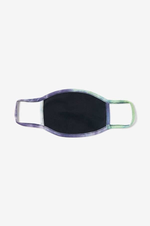 Blue Tie Dye Face Mask Fila Blue Aqua Tie Dye