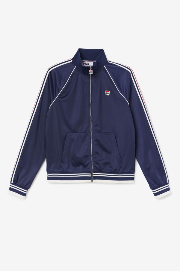 Fila Lavin Track Jacket Navy/Egret/Red