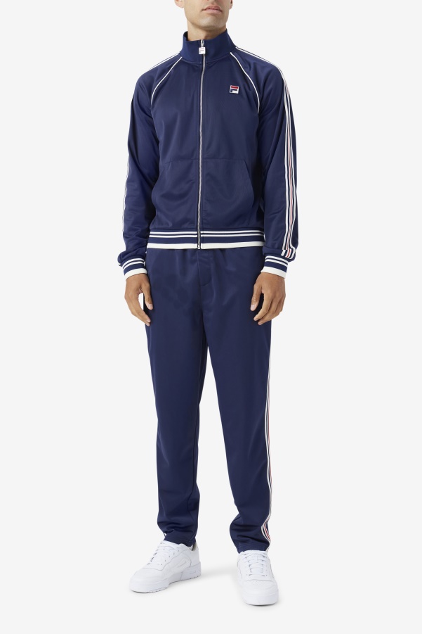 Fila Lavin Track Jacket Navy/Egret/Red