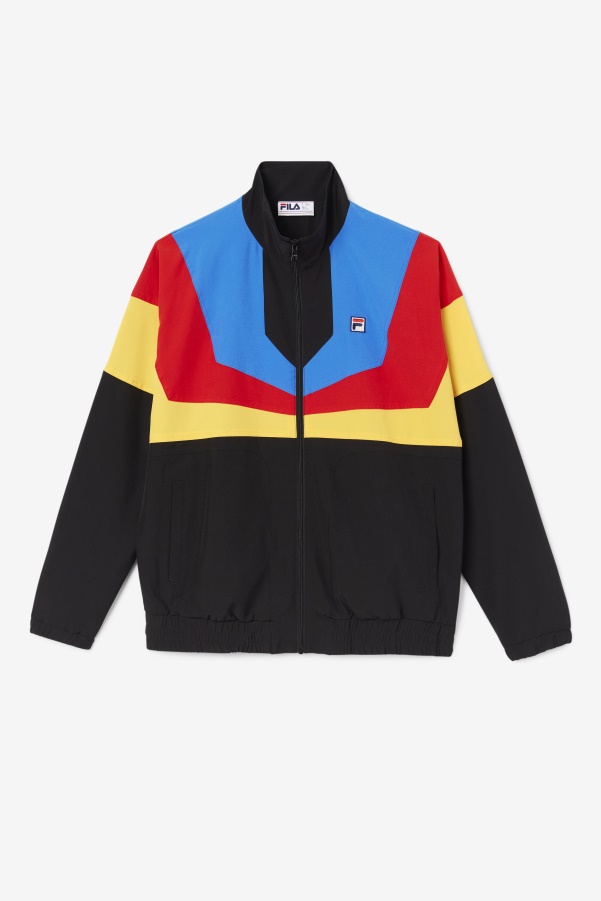 Amar Track Jacket Fila Black/Gold/Red/Blue/White