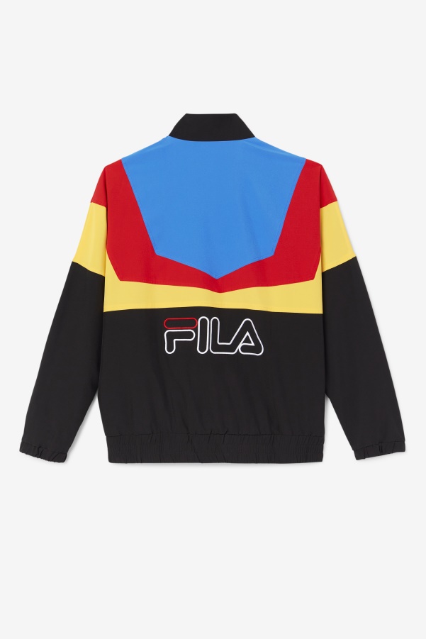 Amar Track Jacket Fila Black/Gold/Red/Blue/White