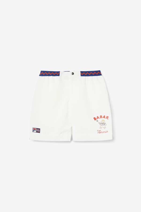 Fila White/Beacon Blue/Firey Red FILA X RB Babar Marckus Short