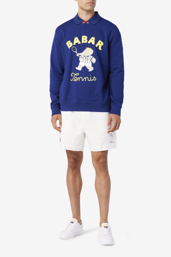 Fila White/Beacon Blue/Firey Red FILA X RB Babar Marckus Short