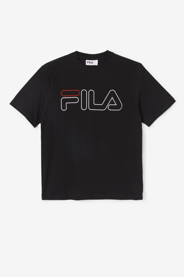 Black/White/Red borough tee Fila